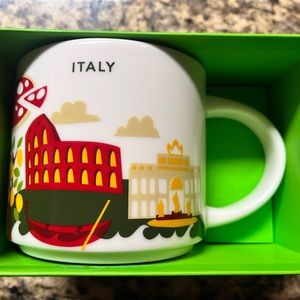 Starbucks Italy You Are Here Mug.